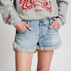 One Teaspoon  DUKES LOW WAIST MINI DENIM SHORT
